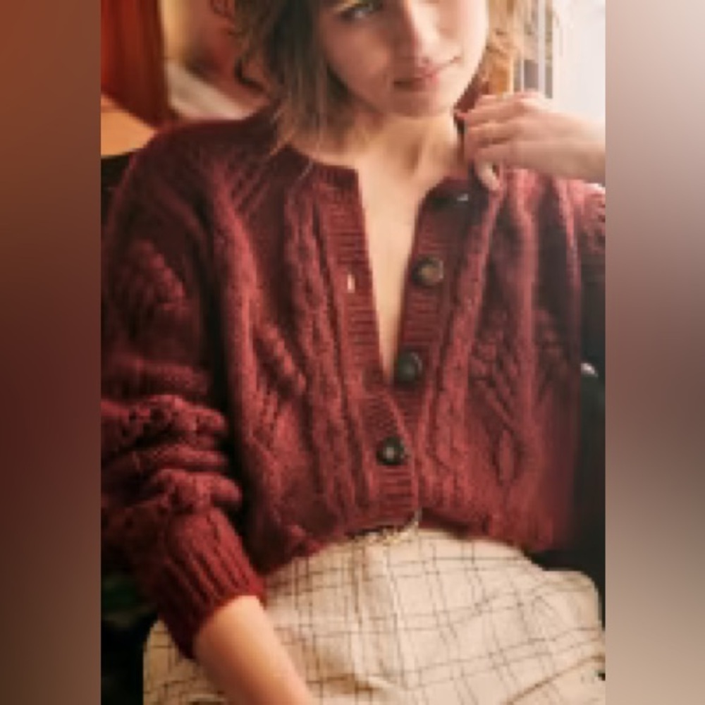 SEZANE GILET EUGENIE JUMPER